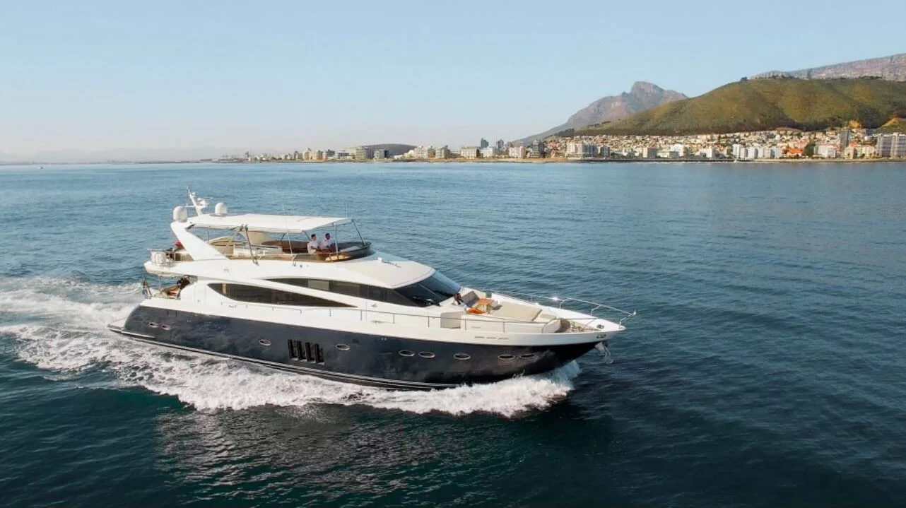 superyacht in south africa
